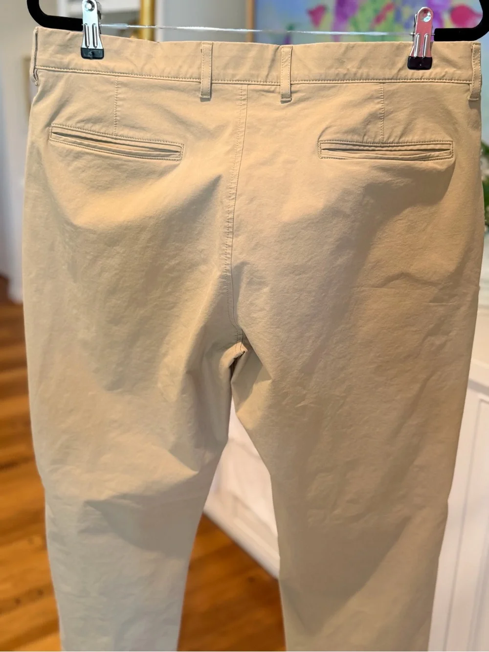 J. Crew Stretch Athletic Straight Leg Chino Khaki Pants 34x34